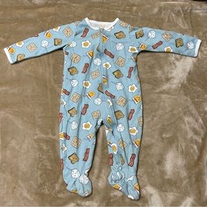 6-9M Breakfast Sleeping Onesie